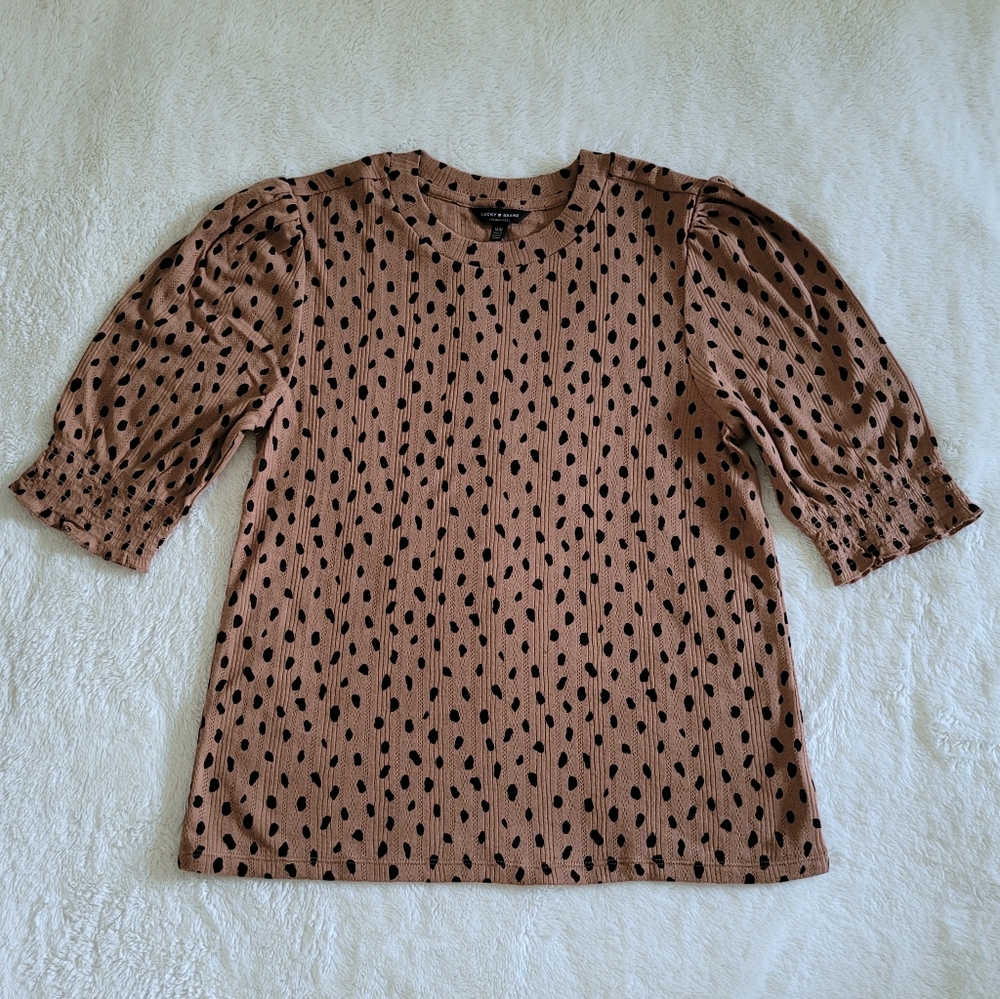 ✨️HP✨️ Lucky🍀 Brand Cheetah Print Top